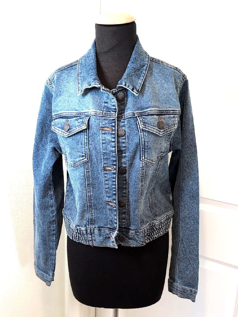 V.i.p Jeans Classic Blue Denim Jacket - Women's Casual Jacket